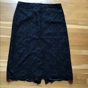 Banana republic gorgeous lace skirt sz 6